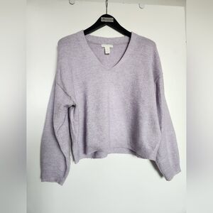 H&M Oversized Light Sweater (Lavender Purple, Size S)
